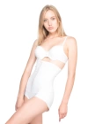 Beyaz Mı Emay 2886 Yüksek Bel Tül Slip Lazer Korse