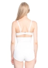 Beyaz Mı Emay 2886 Yüksek Bel Tül Slip Lazer Korse