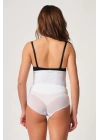 Beyaz Mı Emay 2945 Tül Karyokalı Slip Lazer Korse