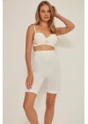 Beyaz Mı Emay 3005 Soft Uzun Paçalı Boxer Korse