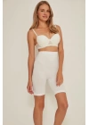Beyaz Mı Emay 3005 Soft Uzun Paçalı Boxer Korse