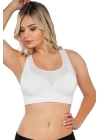 Beyaz Mı Emay 4027 Seamless Tül Pedli Toparlayıcı Büstiyer