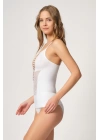 Beyaz Mı Emay 5038 İp Askılı Fantazi Atlet Korse