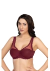 Bordo Mı Emay 172 D Pedli Dantelli Balenli Minimazer