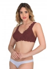 Bordo Mı Emay 178 C Balenli Dantelli Sütyen
