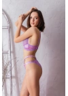 Bralet Sütyen  Ve Slip Külot Takım Lila (mgp32101)
