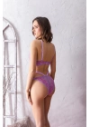 Bralet Sütyen  Ve Slip Külot Takım Lila (mgp32101)