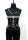 Büyük Beden Zincirli Göğüs Harness - Brf534_s2