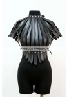 Crop Büstiyer Harness, Deri Göğüs Harness, Gömlek Üzeri Harness - Brf1257