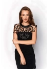 Damla Detaylı Şık Deri Harness Şal - Brf1407