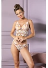 Dantel Li Kaplı Desteksiz  Bralet Slip Külot Takım (brf32031)