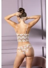 Dantel Li Kaplı Desteksiz  Bralet Slip Külot Takım (brf32031)