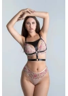Deri Göğüs Harness, Gömlek Üzeri Deri Aksesuar - Brf1388