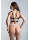 Deri Göğüs Harness, Gömlek Üzeri Deri Aksesuar - Brf1388