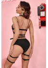 Deri Göğüs Harness Ve Jartiyer Harness Takım - Brf794
