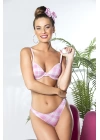 Ekose Desenli, Hafif Destekli, Sütyen Ve Slip Külot Takım Pembe (brf32081)