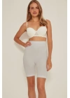 Ekru Mı Emay 3005 Soft Uzun Paçalı Boxer Korse