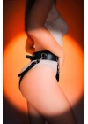 Fantazi Bel Kemerli Arkası Açık Deri Külot Harness - Brf1276