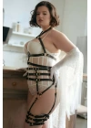 Fantazi Deri İç Giyim Jartiyer Harness