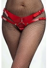 Fantazi Deri Sütyen Ve Külot Takım, Kulaklık Detaylı Harness - Brf871