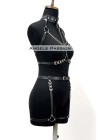 Fantazi İç Giyim Zincirli Erotik Harness Takım - Brf1081