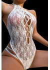 Fantezi Beyaz Dantelli Babydoll Takım 50157