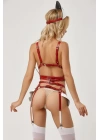 Fantezi Harness Hemşire Kostüm