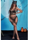 Fantezi Kedi Maskeli Harness Set