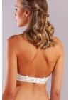 Gabrıella Balconette Foam Cup Bra, Ekru Konforlu Ve Şık Sütyen, Strapless