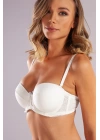Gala Balconette Foam Cup Bra, Ekru Konforlu Ve Şık Sütyen, Strapless
