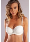 Gala Balconette Foam Cup Bra, Ekru Konforlu Ve Şık Sütyen, Strapless