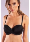 Gala Balconette Foam Cup Lace Bra, Siyah Konforlu Ve Şık Sütyen, Strapless