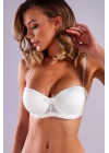 Gala Push-up Strapless Bra, Ekru Konforlu Ve Şık Sütyen, Strapless