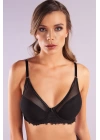 Gapara Big Size Plunge Bra, Siyah Konforlu Ve Şık Sütyen