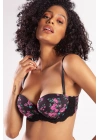 Gardenia Balconette Heavy Push Up Bra, Siyah Konforlu Ve Şık Sütyen
