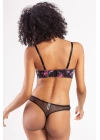 Gardenia Balconette Heavy Push Up Bra, Siyah Konforlu Ve Şık Sütyen