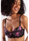 Gardenia Big Size Plunge Bra, Siyah Konforlu Ve Şık Sütyen