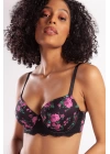 Gardenia Big Size Plunge Bra, Siyah Konforlu Ve Şık Sütyen