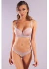 Garland Big Size Plunge Bra, Açık Pembe Konforlu Ve Şık Sütyen