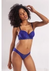Garland Big Size Plunge Bra, Saks Mavi Konforlu Ve Şık Sütyen
