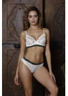 Gaudy Lace Bra, Ekru Konforlu Ve Şık Sütyen