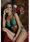 Gaudy Lace Bra, Yeşil Konforlu Ve Şık Sütyen