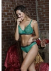 Gaudy Lace Bra, Yeşil Konforlu Ve Şık Sütyen