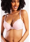 G.colors Balconette Foam Push Up Bra, Açık Pembe  Konforlu Ve Şık Sütyen