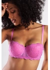 G.colors Push Up Strapless Bra, Pembe Konforlu Ve Şık Sütyen