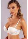 Genius Balconette Heavy Push Up Bra, Ekru Konforlu Ve Şık Sütyen