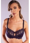 Giselle Half Padded Bra, Mor Renk Toparlayıcı  Konforlu Ve Şık Sütyen