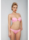 Githa Foam Cup Push Up Bra,neon Pembe Renk Straplez Konforlu Ve Şık Sütyen