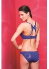 Githa Foam Cup Push Up Bra,saks Mavi Straplez Konforlu Ve Şık Sütyen