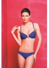 Githa Foam Cup Push Up Bra,saks Mavi Straplez Konforlu Ve Şık Sütyen